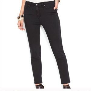 Free people black skinny denim